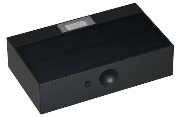 Applique Solare MINI-WALL Nera 350 lumen
