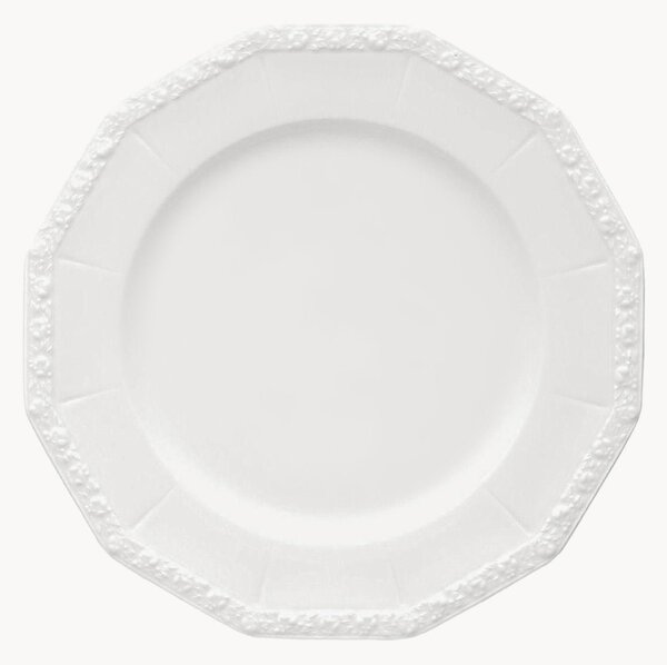 Piatto da portata in porcellana Maria White