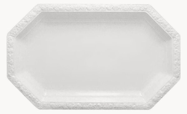 Piatto da portata in porcellana Maria White