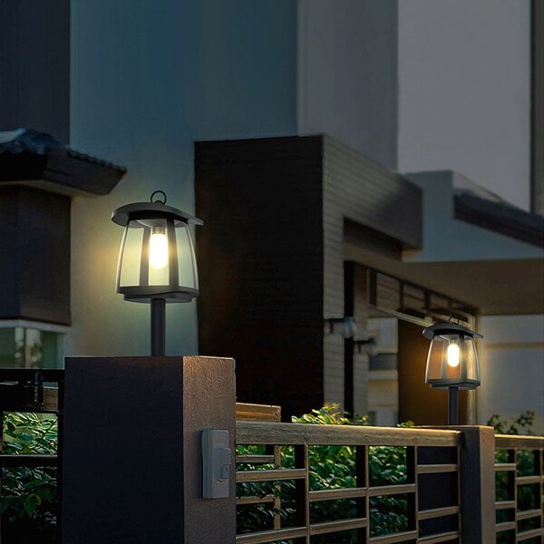 Lampioncino Solare da Colonna 350 Lumen "LMS-094"