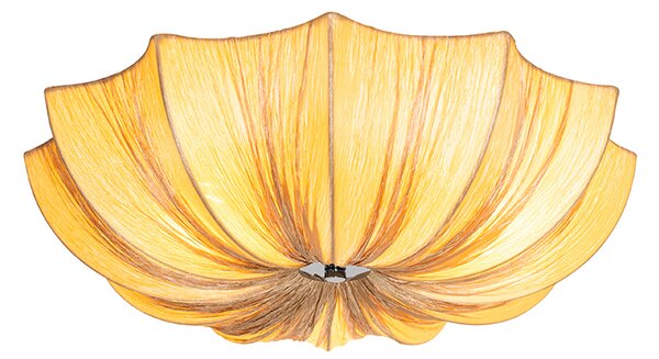Plafoniera design beige 52 cm 3 luci - Plu