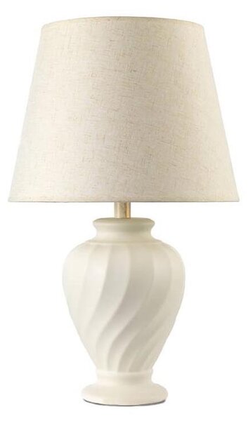 ONLI - Lampada da tavolo VORTICE 1xE27/22W/230V 64 cm color crema
