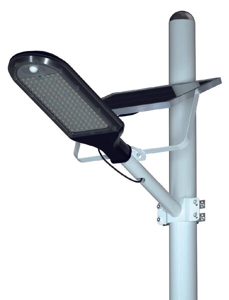 Lampione ad Energia Solare 4800 Lumen con Pannello Fotovoltaico Orientabile