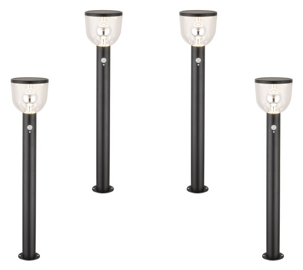 4 Pezzi - Lampioncino Solare per Giardino e Viali