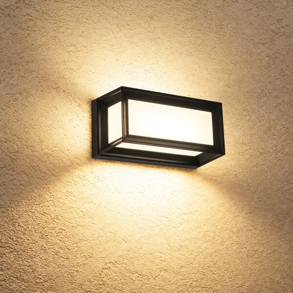 Brilagi - Applique LED da esterno con sensore PARKER LED/12W/230V nero IP44