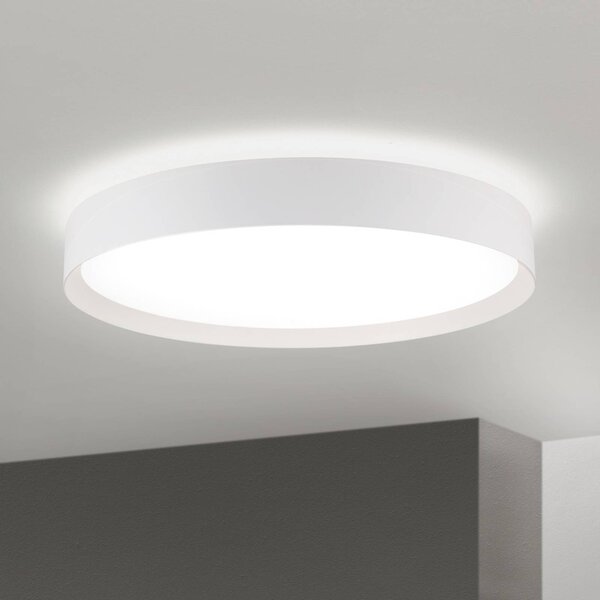 ORION Plafoniera soffitto VARIO, dimmerabile, Bianco / Opale, Soggiorno / Sala da pranzo, Metallo, Moderno, Plafoniera