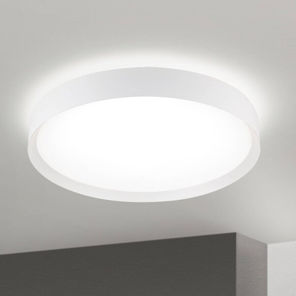ORION Plafoniera soffitto VARIO, dimmerabile, Bianco / Opale, Soggiorno / Sala da pranzo, Metallo, Moderno, Plafoniera