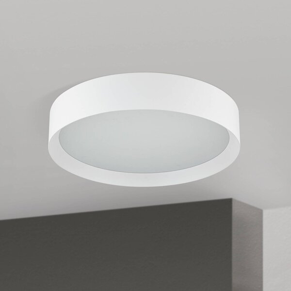 ORION Plafoniera soffitto VARIO, dimmerabile, Bianco / Opale, Soggiorno / Sala da pranzo, Metallo, Moderno, Plafoniera