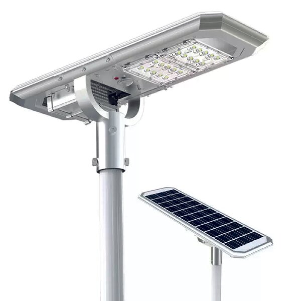 Lampione Energia Solare 2000 Lumen con programmazione illuminazione