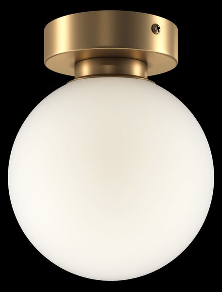 Applique Contemporanea Basic Form Piccola In Metallo Colore Oro 1 Luce