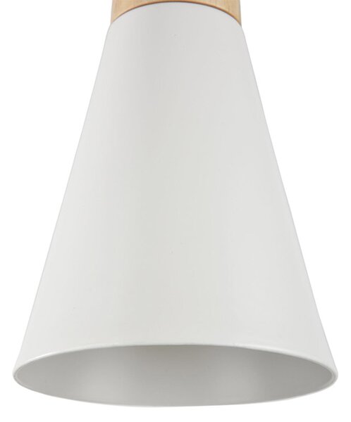 Sospensione Minimal Bicones In Metallo Bianco E Oro 1 Luce