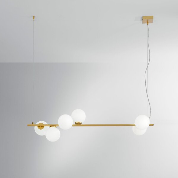 Lampada da tavolo moderno Enoire oro, in ferro, LUCE AMBIENTE DESIGN