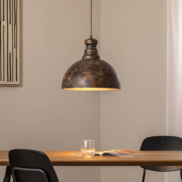 Lampada a sospensione Saglam Opviq, dimmerabile, Bronzo / Ottone antico, Soggiorno / Sala da pranzo, Metallo, Vintage, Lampada a sospensione