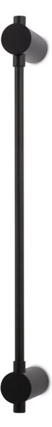Applique Minimal Led Rotta Metallo Nero 6W