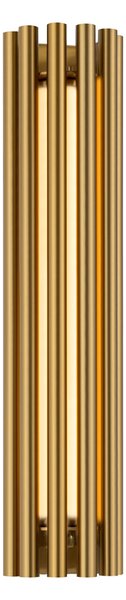 Applique Contemporanea Sonata Led Alluminio Ottone Diffusore Vetro Oro