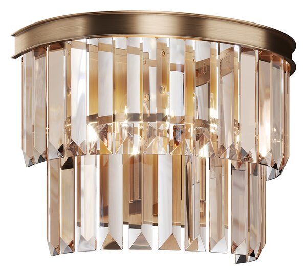 Applique Contemporaneo Revero Metallo Oro 1 Luce