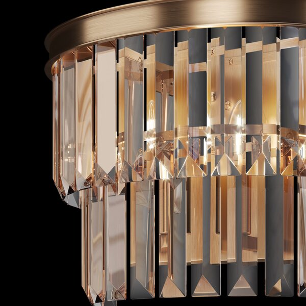 Applique Contemporaneo Revero Metallo Oro 1 Luce
