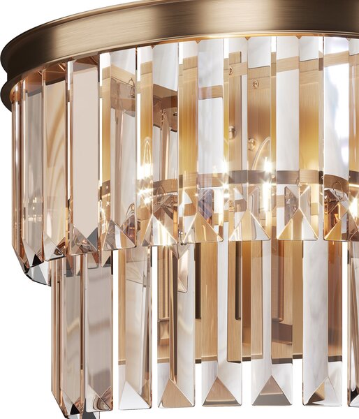 Applique Contemporaneo Revero Metallo Oro 1 Luce