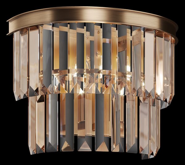 Applique Contemporaneo Revero Metallo Oro 1 Luce