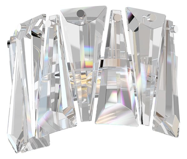 Applique Contemporanea Puntes Metallo Cromo 1 Luce