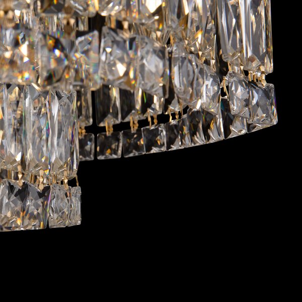 Plafoniera Contemporanea Dune Metallo Oro 6 Luci