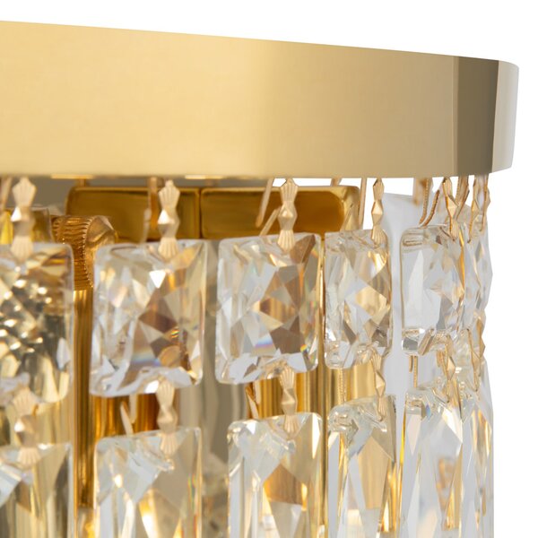 Applique Contemporanea Dune Metallo Oro 2 Luci