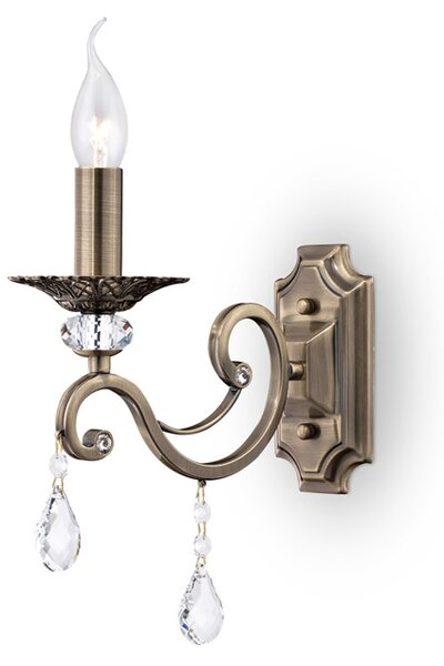Applique Contemporanea Grace Metallo Ottone 1 Luce