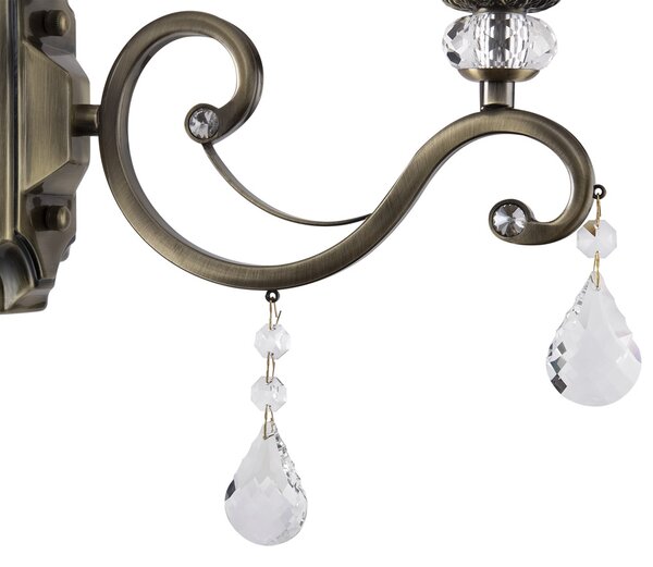 Applique Contemporanea Grace Metallo Ottone 1 Luce