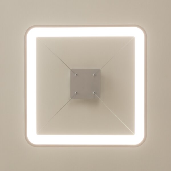 Brilagi - Lampada a sospensione dimmerabile con cavo FALCON SLIM LED/50W/230V 50x50 cm bianco + telecomando