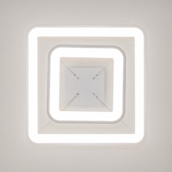 Brilagi - Lampadario LED dimmerabile su cavo FALCON SLIM LED/78W/230V 50x50 cm bianco + telecomando