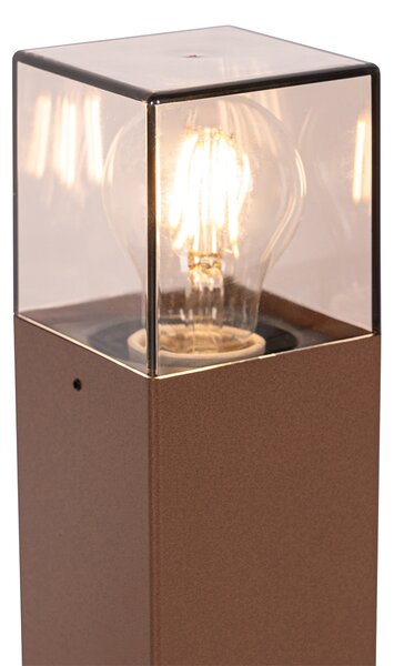 Lampada da esterno a stelo intelligente marrone ruggine 30 cm incl. Wifi P45 - Denmark