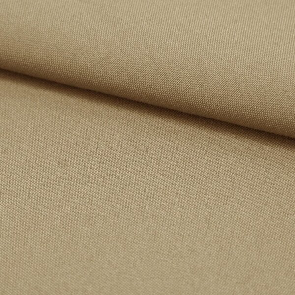 Tessuto tinta unita Panama stretch MIG03 beige, altezza 150 cm