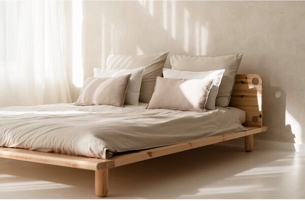 Letto matrimoniale in legno di pino con griglia 160x200 cm Peek - Karup Design
