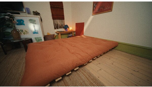 Divano letto bianco 140 cm Roots - Karup Design