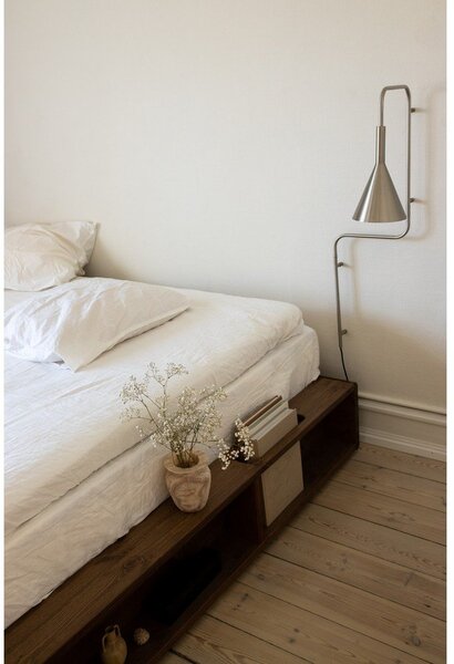 Letto matrimoniale marrone in legno di pino con griglia 180x200 cm Ziggy - Karup Design