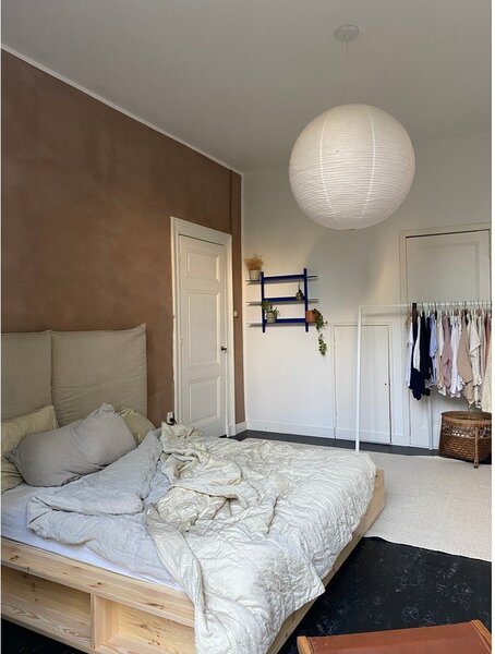 Letto matrimoniale in legno di pino con griglia 160x200 cm Ziggy - Karup Design