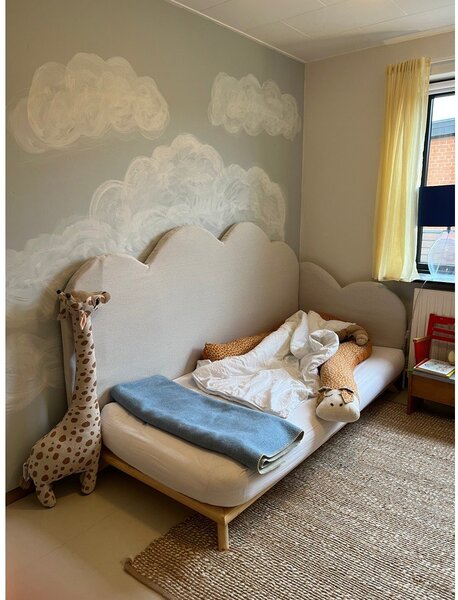 Letto singolo in legno di pino con griglia 90x200 cm Senza - Karup Design