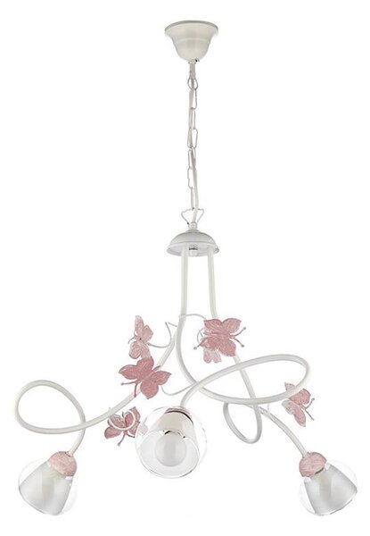 ONLI - Lampadario per bambini BUTTERFLY 3xE14/6W/230V