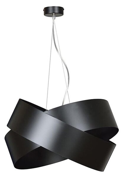 Lampadario a sospensione con filo VIENO 3xE27/15W/230V nero