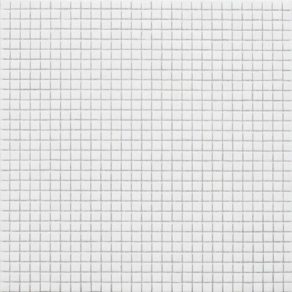 Mosaico pasta di vetro White10 bianco sp. 4 mm
