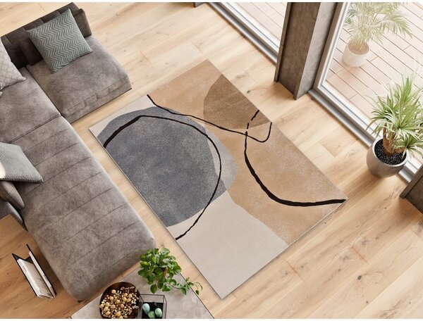 Tappeto beige 120x180 cm Abstracta – Universal