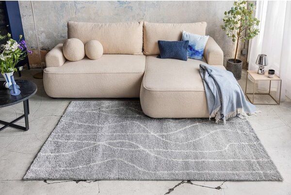 Tappeto grigio 160x230 cm Routa – Universal