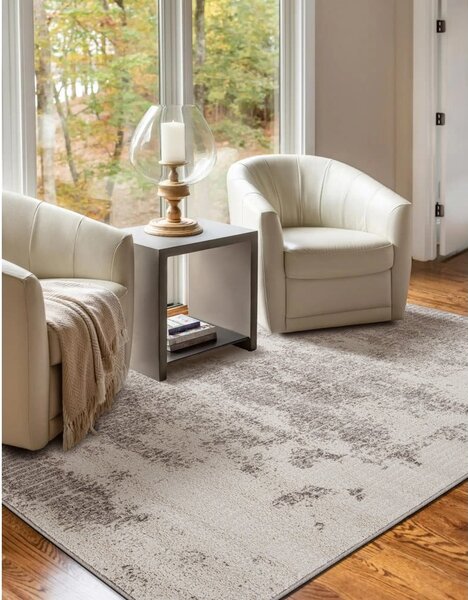 Tappeto grigio e crema 160x230 cm Lori - FD
