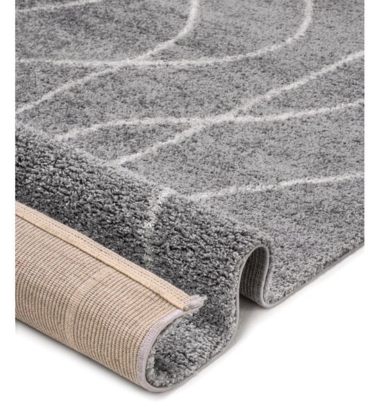 Tappeto grigio 160x230 cm Routa – Universal