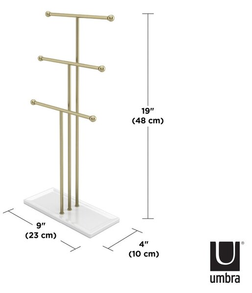 Supporto per gioielli in metallo Trigem - Umbra
