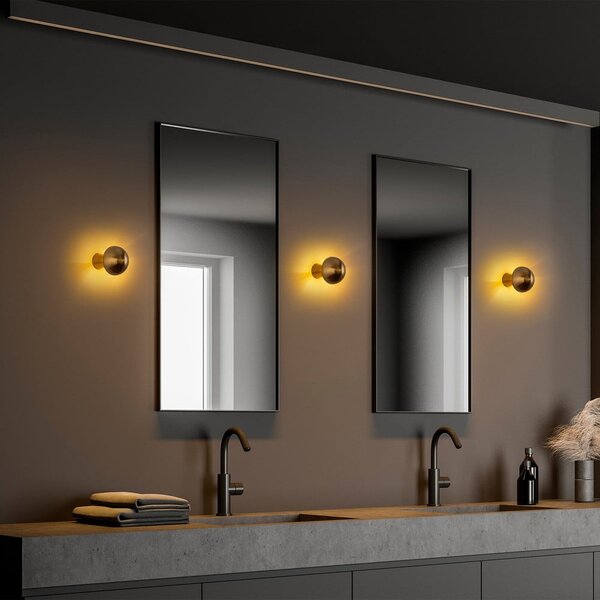 Lampada da parete color bronzo ø 12 cm Fungal – Opviq lights