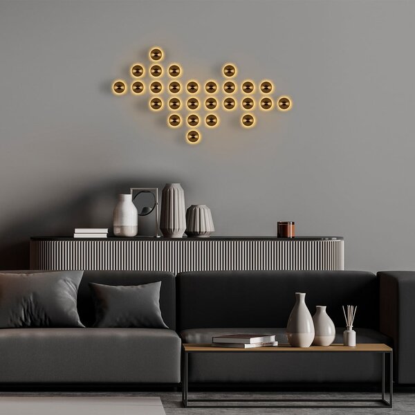 Lampada da parete color bronzo ø 12 cm Fungal – Opviq lights