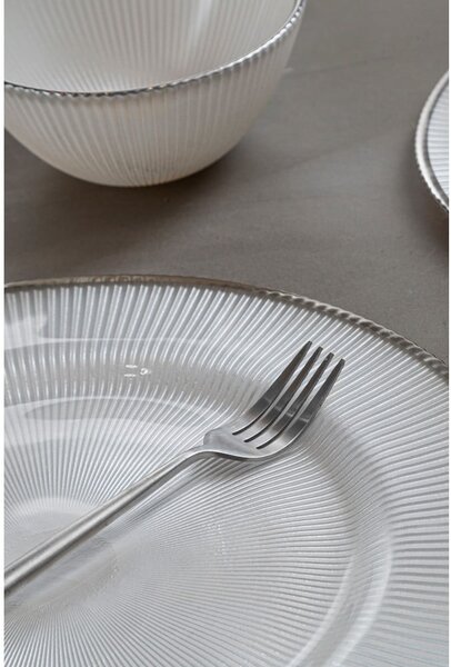 Posate in acciaio inox color argento 16 pezzi Modern retro - Premier Housewares