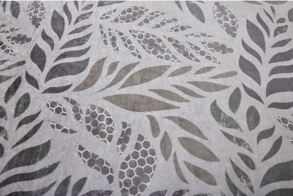 Biancheria da letto grigia in micropile per letto singolo 140x200 cm Judith – My House