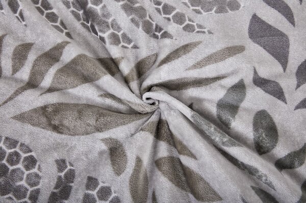 Biancheria da letto grigia in micropile per letto singolo 140x200 cm Judith – My House